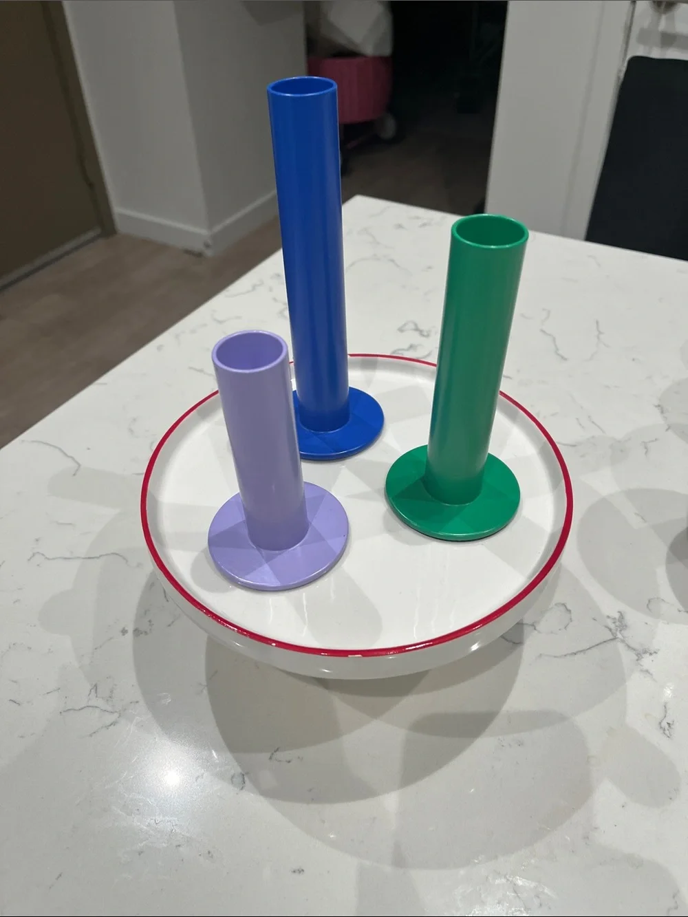 IKEA Colorful Candle Holders in Blue, Green, Lavender